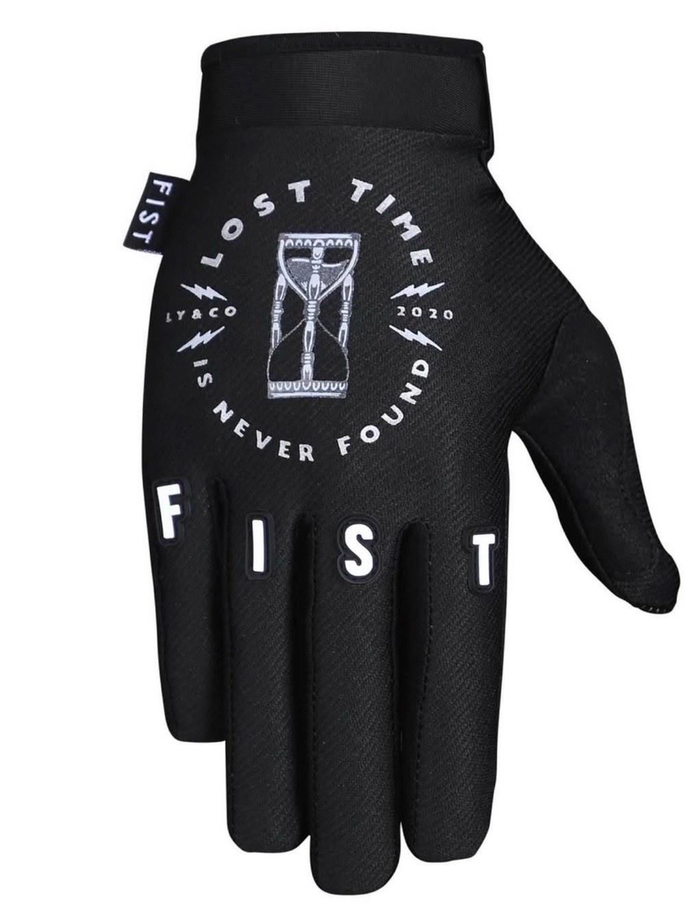 Black 'Lost Time' Fist Handwear Gloves